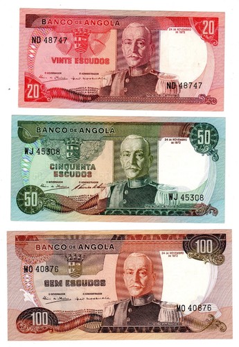 Lot set serie billets angola - set,