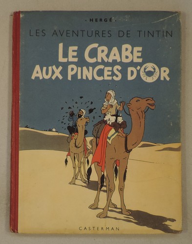 Tintin crabe aux pinces or - tintin,
