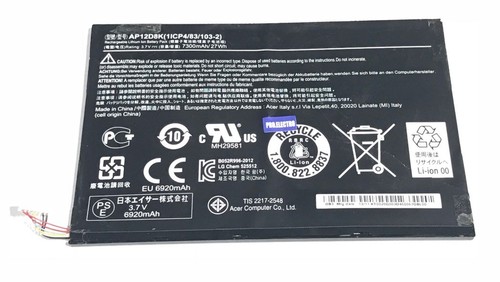 Original batterie acer - acer, iconia