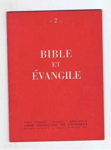 Cahier evangile bible et - evangile,