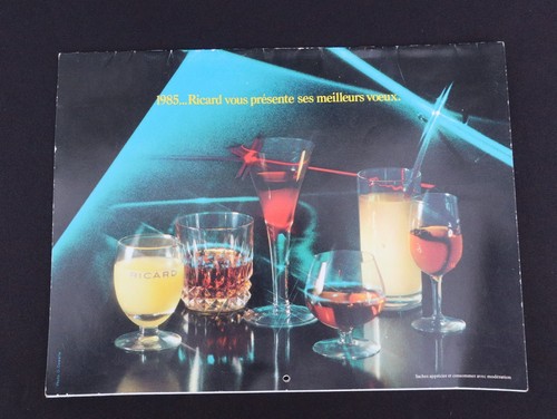 Calendrier ricard 1985 - ricard,