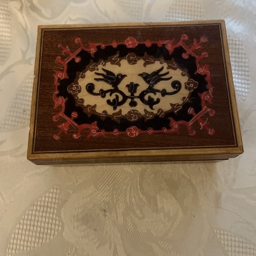 Boite ancienne marqueterie - ancienne,