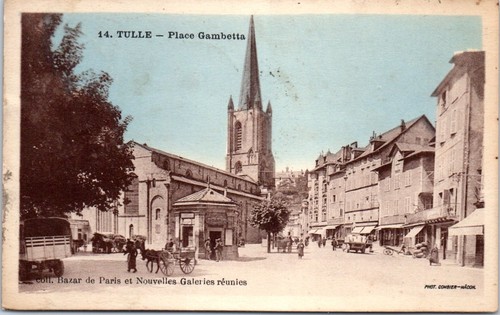 Tulle carte postale - tulle,