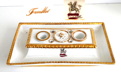 Feuillet porcelaine paris - feuillet,