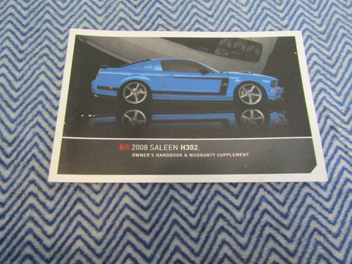 2008 ford mustang saleen h302 - mustang,