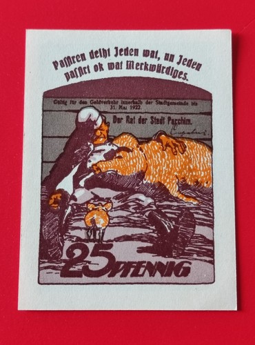 Billet nécessité allemand - billet,