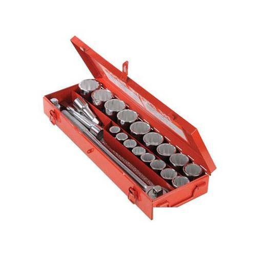 Silverline douille set 9cm - douille, 1.9cm