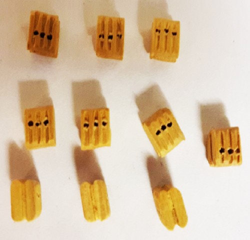 Blocs buis 5mm trous - buis,