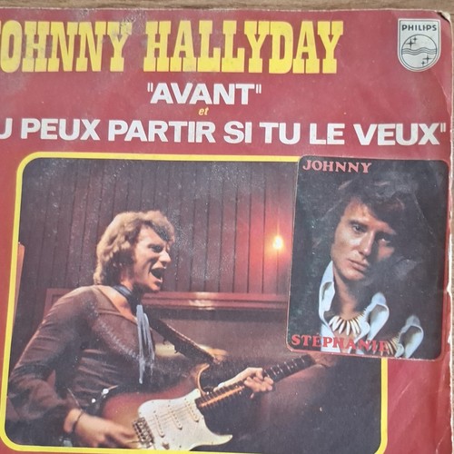Johnny hallyday single - hallyday, vinyle