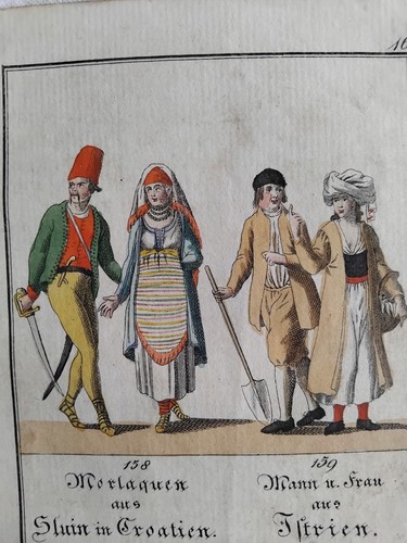 Gravure morlaquie dalmatie - gravure,