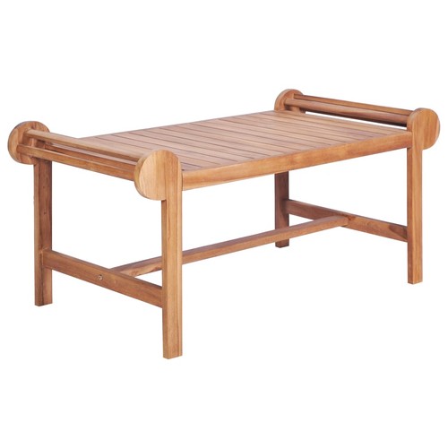 Teck massif table basse - teck,