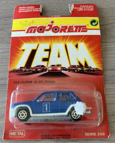 Majorette 205 renault - 205, super