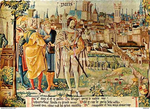 Carte postale tapisserie - carte,