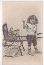 Cpa art fantaisie petit garcon - fantaisie,