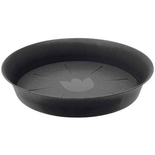 Soucoupes noires rondes pots - 5,