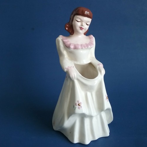 Vintage figural lady planter - vintage,