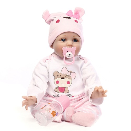 Reborn baby doll blue - 24,