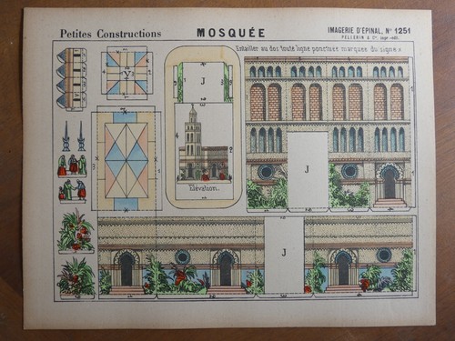 Maquette papier mosquée - maquette,