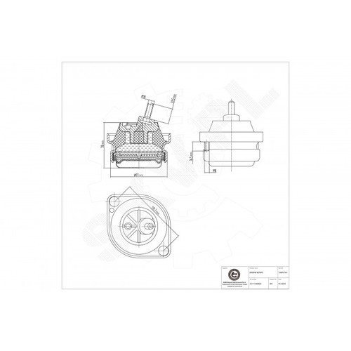 Support moteur gauche - support, bmw