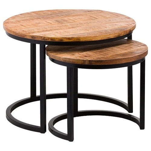 Ensemble deux tables en - deux,