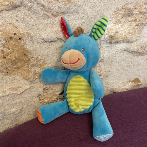 Doudou peluche vache âne - doudou,