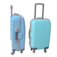 Ensemble de jeu d'équipement de voyage de poupée de bagage de valise de