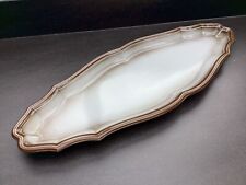 Grand plat ovale à poisson en