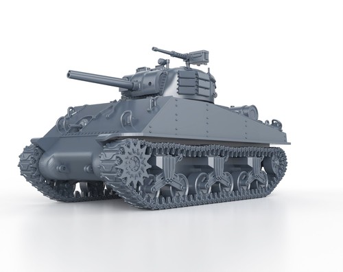 M4a3r3 sherman zippo 3d - sherman,