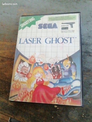 Jeu laser ghost sega - , master