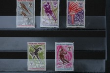 Timbres France série** JO