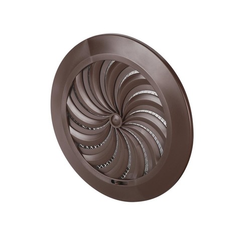 Marron rond aération grille - marron,