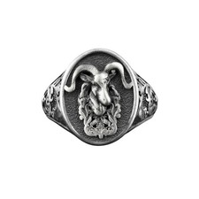 Bague chevalière homme - , en