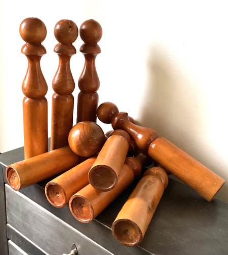 Ancien grand jeu - 9, quilles/