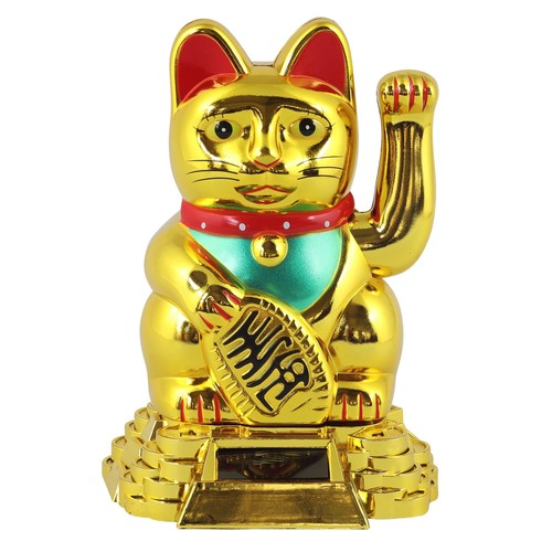 Chat chanceux signe - , porte