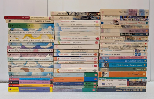 Lot livres de poche - de, 65