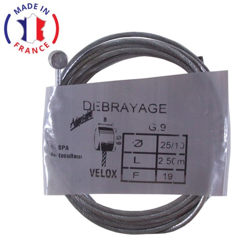 Cable embrayage frein ø2 - embrayage, Ø2.5mm