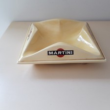 Cendrier publicitaire Martini en céramique 
