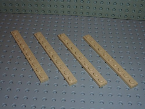 Lego tan plate - tan,