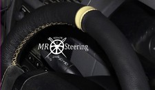 Couvre Volant En Cuir Noir