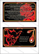 Bally Fireball II 1981 Cartes