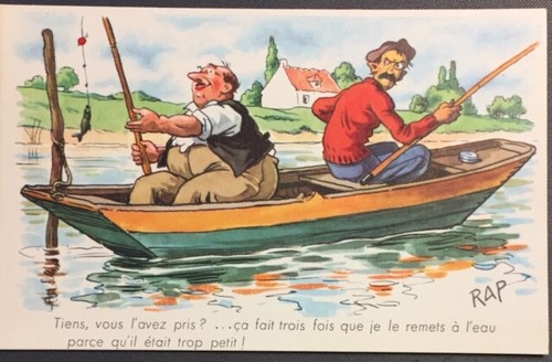 Carte postale humoristique - carte,