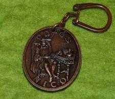 Porte clés cafés Nico numéroté 30425 n°2 Introduction du café en France Keyring 