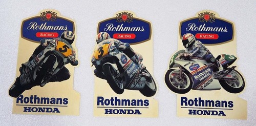 Rothmans honda sticker - honda, set