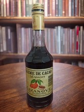 Vintage bouteille liqueur Cazanove ancienne, objet déco collection rétro bar