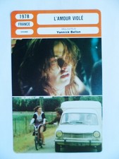 CARTE FICHE CINEMA 1978