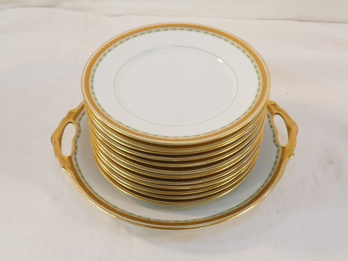 Service tarte porcelaine - a,