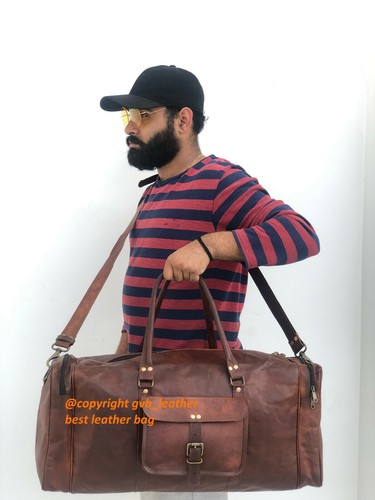 Sac voyage cuir vintage - de,