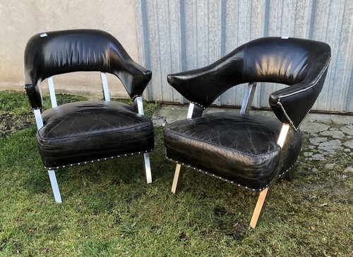 Paire fauteuils aviateurs - de,