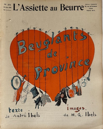 Assiette beurre 1906 - assiette, au