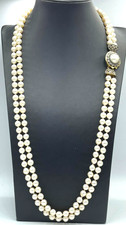 Collier double fil perles - collier,